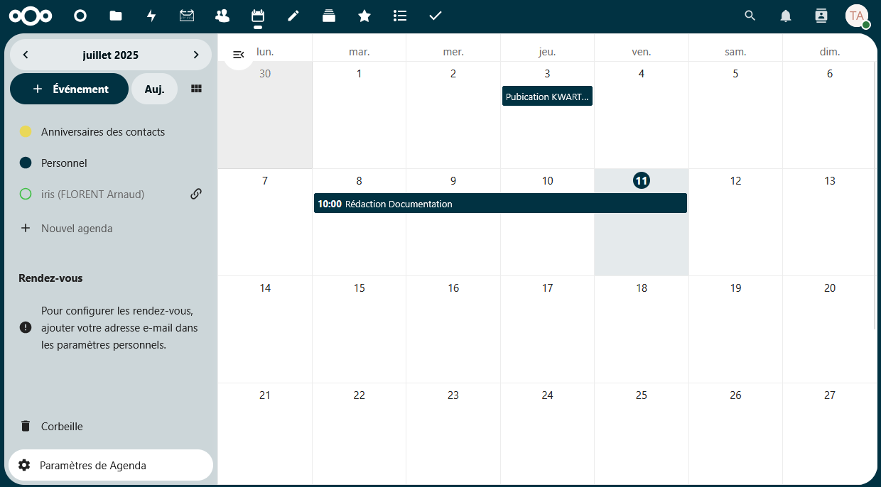 NcCalendar